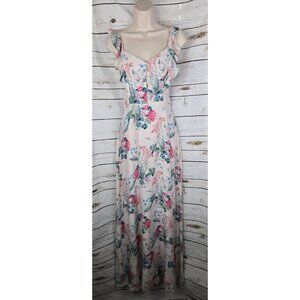SOLD>>>Parker Pink Floral Mimi Maxi Dress